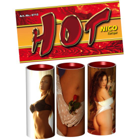 Hot, blister de 3pcs.
