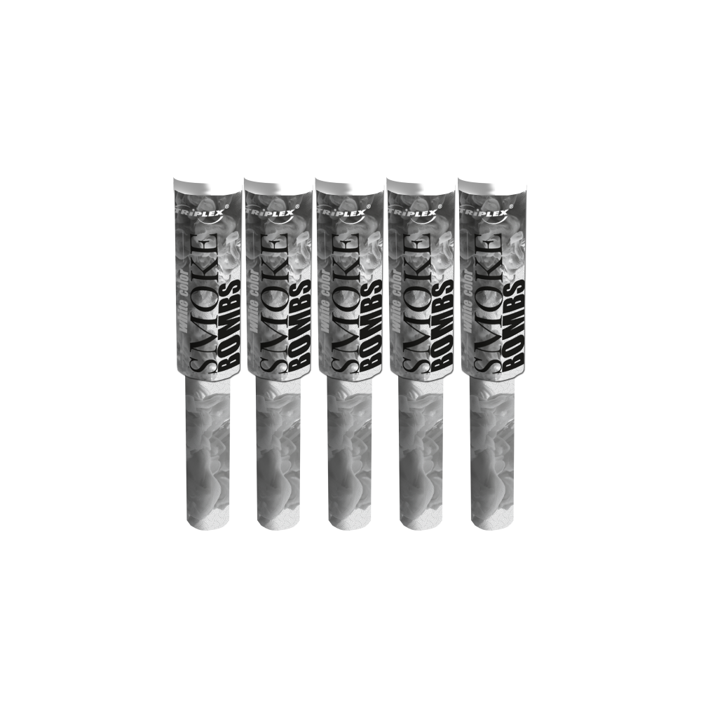 SMOKE WHITE WITH HANDLE 5PCS